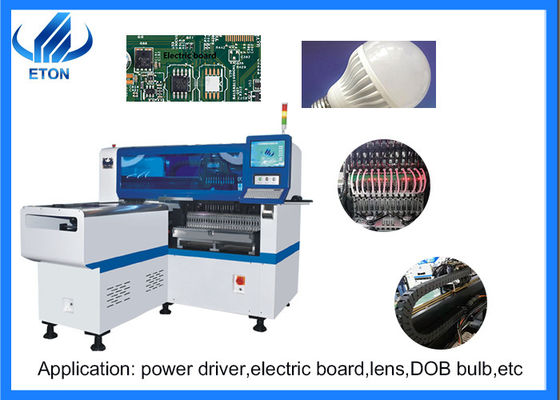 يمكن لآلة SMT تركيب مكونات من 0402-17 مم ، وإنتاج العدسة ، وأنبوب LED ، ومصباح LED ، وشريط مرن ، وسائق طاقة