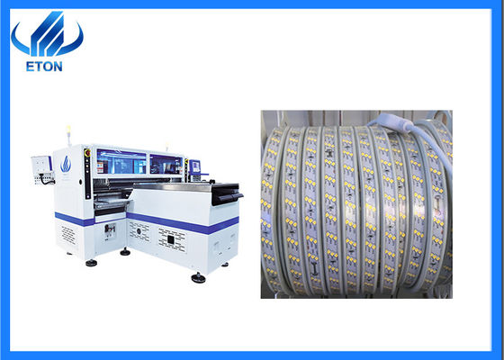 SMT Pick And Place Machine 136 قطعة من الرؤوس والمغذيات لإضاءة شريط LED
