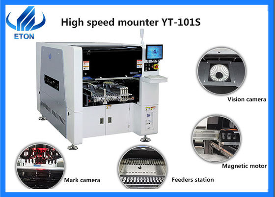 Min 0201 - 40X40 Mm SMT Mounting Machine High الدقة Automatic Pick and Place Machine