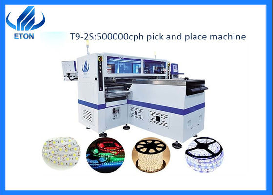 شريط مرن LED SMT Chip Mounter 136 رأس 500000CPH قضيب مزدوج