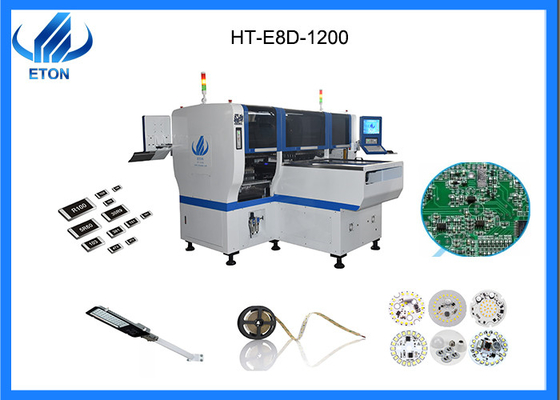 آلة PCB SMD LED تصاعد آلة 80000 CPH HT-E8D مع شهادة CE