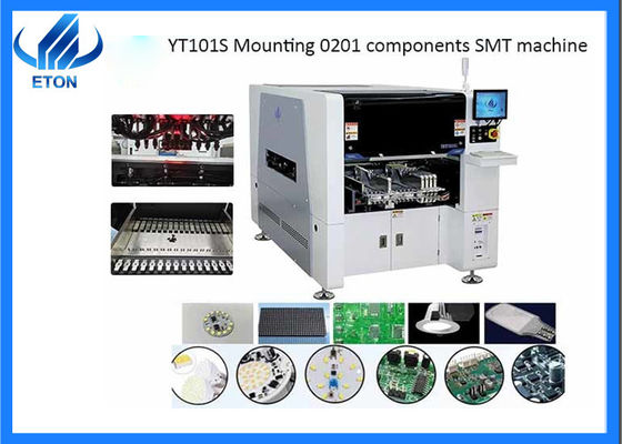 0201 مكون SMT Mounter YT101S 4W CPH Pick And Place Machine