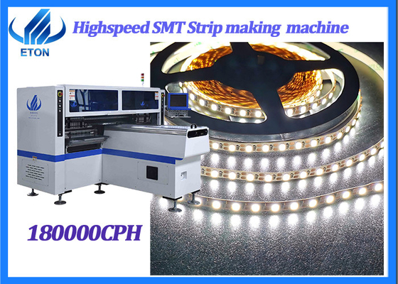عالية السرعة أنبوب / شريط SMT Mounter 180k CPH اختيار ووضع آلة