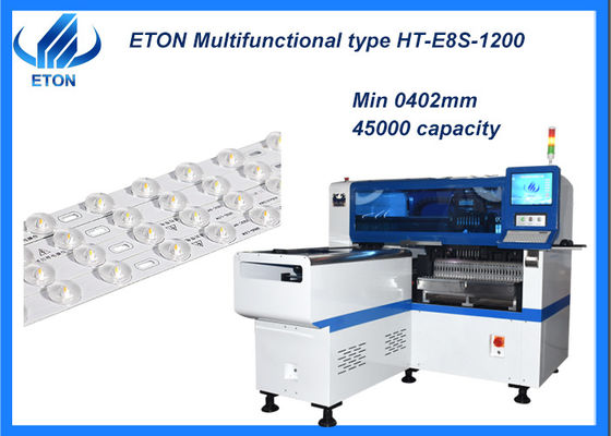 28 مغذيات LED أنبوب ماكينة 1200 * 500mm PCB Assembly SMT Machine