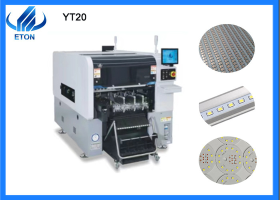 آلة الالتقاط والوضع YT20 SMT تنطبق على حزمة بكرة الشريط 0201 ~ 40 * 40 مم ووحدة تغذية صينية IC