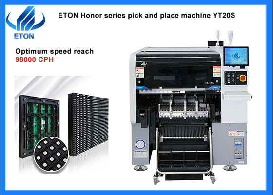 YT20S SMT Mounter للشريحة الصغيرة للغاية 0201 ~ 40 * 40mm الشريحة الكبيرة مجموعة أوسع من المكونات