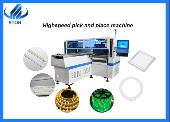 ماكينة تصنيع الإضاءة LED SMT Mounter 68 رأس ماكينة تصنيع الأنابيب LED 250000CPH