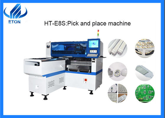 آلة تركيب HT-E8S-1200 SMT: 0.5-5mm PCB ، 45000CPH ، رؤية + تصحيح علامة
