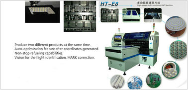 الصمام المزدوج النظام تصاعد آلة HT-E8T-1200 متعدد الوظائف Mounter