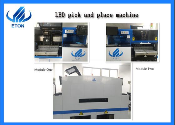 الشاشات التي تعمل باللمس رصد SMT آلة تركيب وحدة مزدوجة اختيار مكان المعدات 8KW