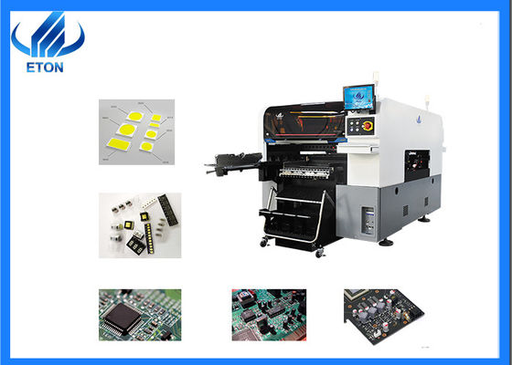 الألواح الإلكترونية SMT Pick and Place Machine عالية الدقة لخط إنتاج LED