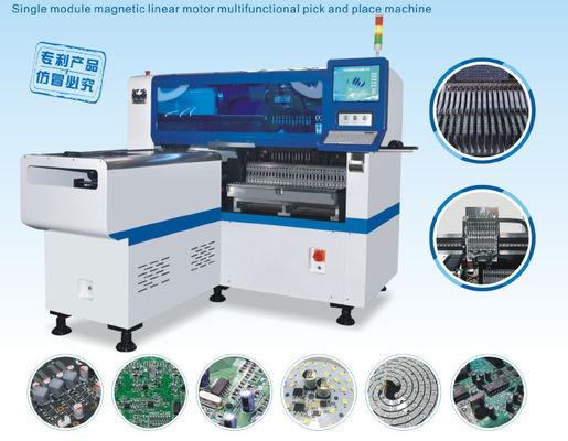 مكونات 0402 آلة تركيب SMT 12 رأسًا لخط إنتاج SMT