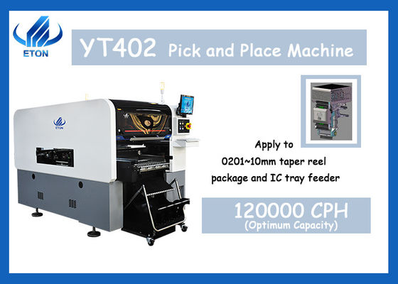 آلة تجميع المصباح LED دقة أعلى مع 20 رأس SMT آلة المركب