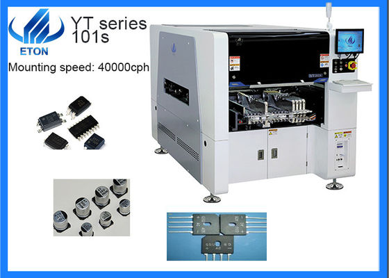 آلة SMT Pick Place 10 قطعة رأس 16 قطعة وحدة تغذية لمكون IC