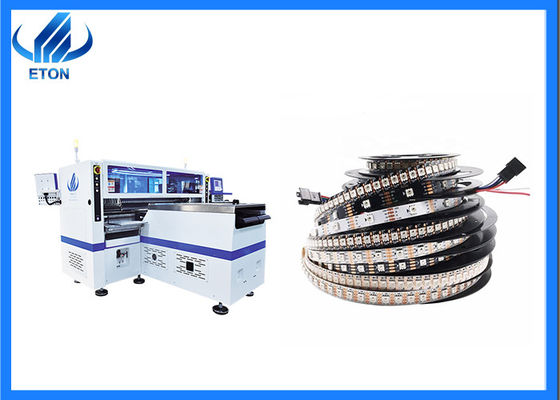 SMT Pick And Place Machine 136 قطعة من الرؤوس والمغذيات لإضاءة شريط LED