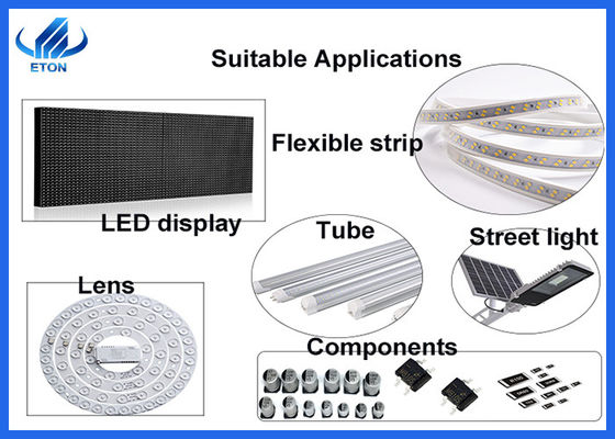 24 رأسًا بسعة 90000 SMT mounter 1950 مم لشريط LED ، آلة انتقاء ووضع أنبوب LED