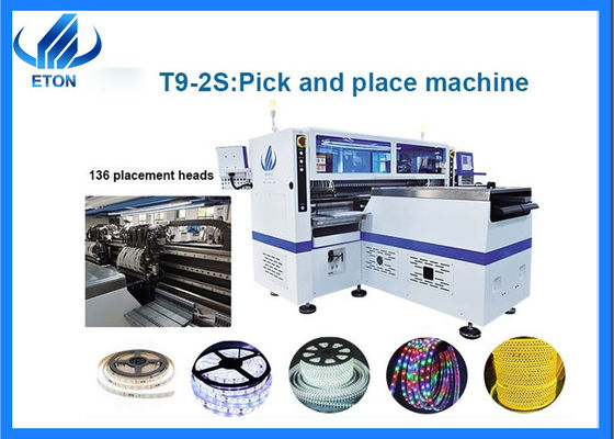 شريط مرن LED مزدوج السكة 136 رأس 500000CPH SMT Chip Mounter