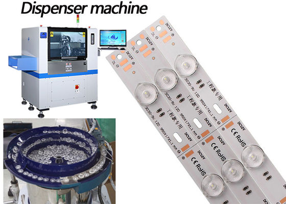 آلة موزع الغراء الأوتوماتيكية بطول 1800 مم مع نظام تحديد المواقع CCD