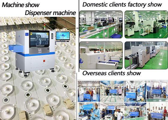 آلة موزع الغراء الأوتوماتيكية بطول 1800 مم مع نظام تحديد المواقع CCD