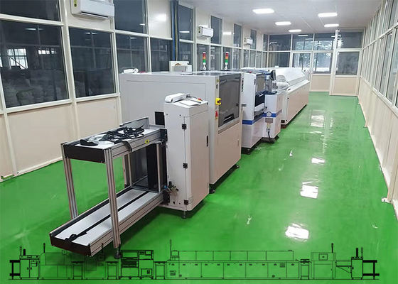 لوحة كهربائية SMD Chip Mounter 40000CPH آلة معالجة ثنائي الفينيل متعدد الكلور