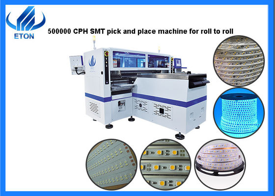 SIRA Double Rail SMT Pick Place Machine أربع مجموعات رؤوس وضع 136 محطة تغذية