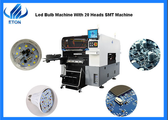 رأس تركيب مزدوج الذراع ذو الدقة الفائقة يمكنه تركيب 0201 مكون SMT Pick And Place Machine