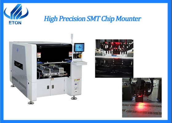 عالية الدقة SMT رقاقة المركب 40000CPH مع مجموعتين من آلة التقاط الكاميرا ووضعها