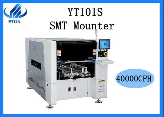آلة SMT Pick Place الذكية المتطورة 40000 CPH 10 رؤوس SMT Mounter