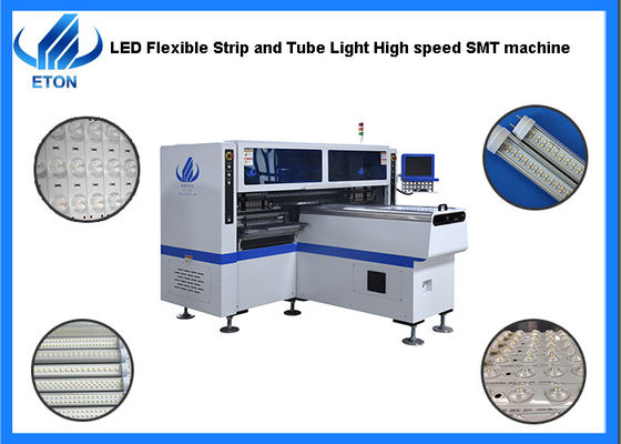 شريط مرن LED وأنبوب ضوء عالي السرعة 170000CPH آلة اختيار ووضع