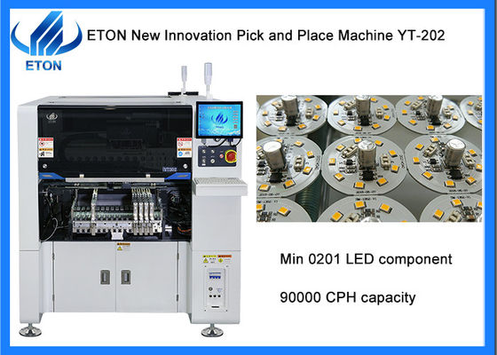 أقصى ارتفاع 15 مم لمبة DOB ماكينة SMT Pick Place Machine
