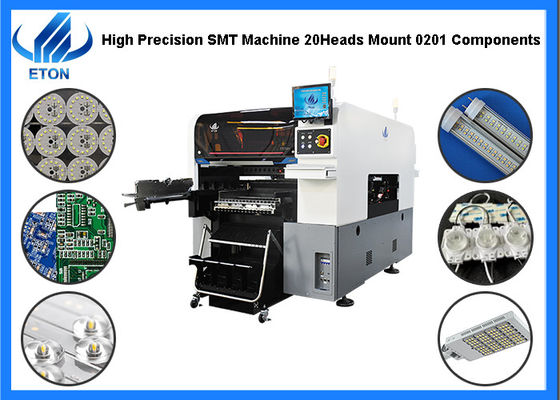 آلة اختيار ووضع لمبة LED عالية الدقة 98000CPH لمكونات 0201