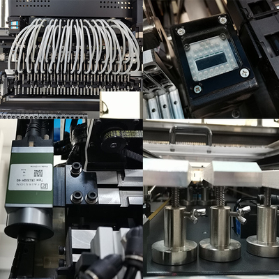 68 رؤوس 68 محطات تغذية 250000CPH SMT اختيار مكان آلة لضوء الأنابيب LED والشرائط