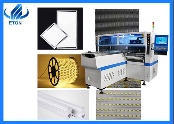 Highspeed Dual Arm SMT Mounter Tube Light صنع 250000CPH آلة زرقاء وبيضاء