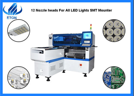 آلة وضع SMT متعددة الوظائف، كاميرا مرئية 45000CPH، محرك Sevro