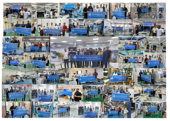 نظام مزدوج متعدد الوظائف لجهاز التقط والوضع 90000CPH SMT