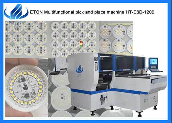 إضاءة LED الكهربائية لوحة تركيب آلة SMT 90000 CPH مع 24 PCS رأس