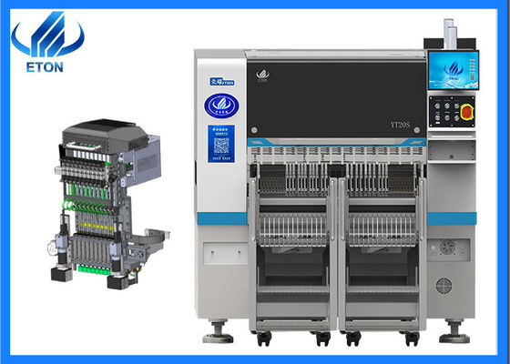 OEM ODM SMT 20 قطعة آلة وضع الرؤوس مع معدلات وضع 98000CPH الوزن الإجمالي 2380kg