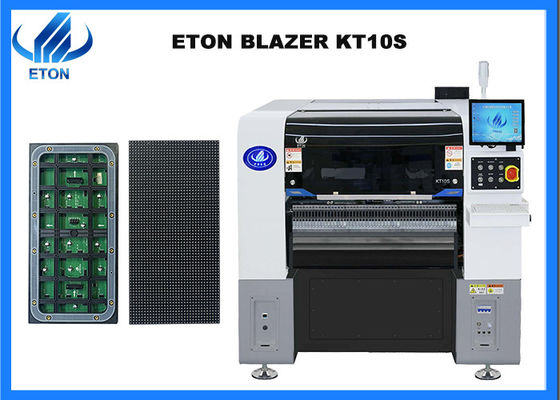 10 فوهة SMT اختيار ووضع آلة لخط إنتاج SMT 1.5kw استهلاك الطاقة