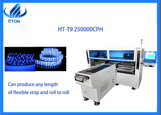 مصباح مرن 250W SMD LED Pick And Place Machine خط إنتاج ضوء الشريط 100m