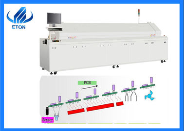 آلة تثبيت SMT لشبكة العرض 480 مم ET-R8 مع خط توجيه فرن الهواء الساخن