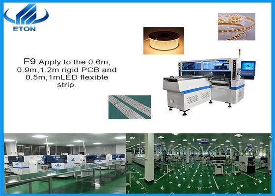 68 رؤوس 68 محطات تغذية 250000CPH SMT اختيار مكان آلة لضوء الأنابيب LED والشرائط