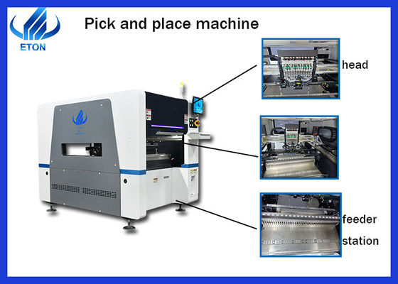 عالية الدقة علامة التصحيح 10 قطع رؤساء عرض smt اختيار ووضع آلة