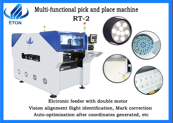 PCB Conveyor SMT Pick And Place Machine 20 رأس 64 مغذيات مزدوجة القضبان