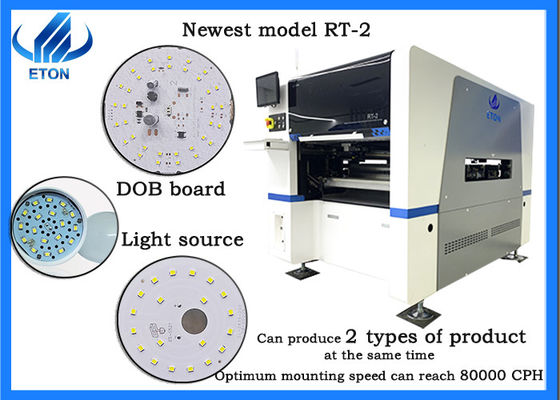 20 فوهة SMT تصاعد آلة وحدة مزدوجة اثنين من القضبان PCB SMT آلة التجميع
