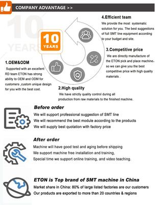 200K CPH عالية السرعة اختيار ووضع آلة HT-F9 LED قطاع ضوء ماكينة