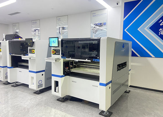 64 جهاز كمبيوتر شخصى مغذيات متعددة الوظائف أتمتة 20 رأس SMT اختيار ووضع آلة