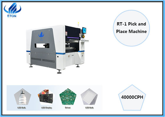 10 رؤوس LED لمبة ماكينة عالية الدقة 2 قطعة آلة اختيار ووضع الكاميرا