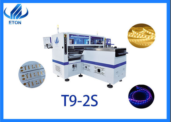 رول إلى رول LED مرنة الشريط الضوء اختيار ووضع آلة T9-2S SMT آلة تركيب