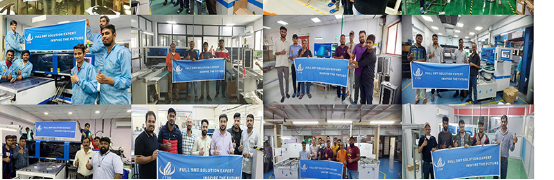 four –modual ultra-high-speed pick and place machine